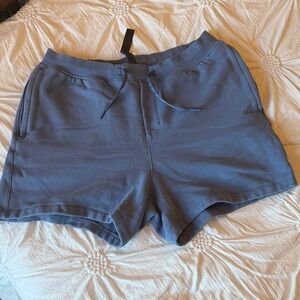 ✅lululemon athletica Blue sweatshirt type  fabric men’s Shorts. Men’s LARGE.